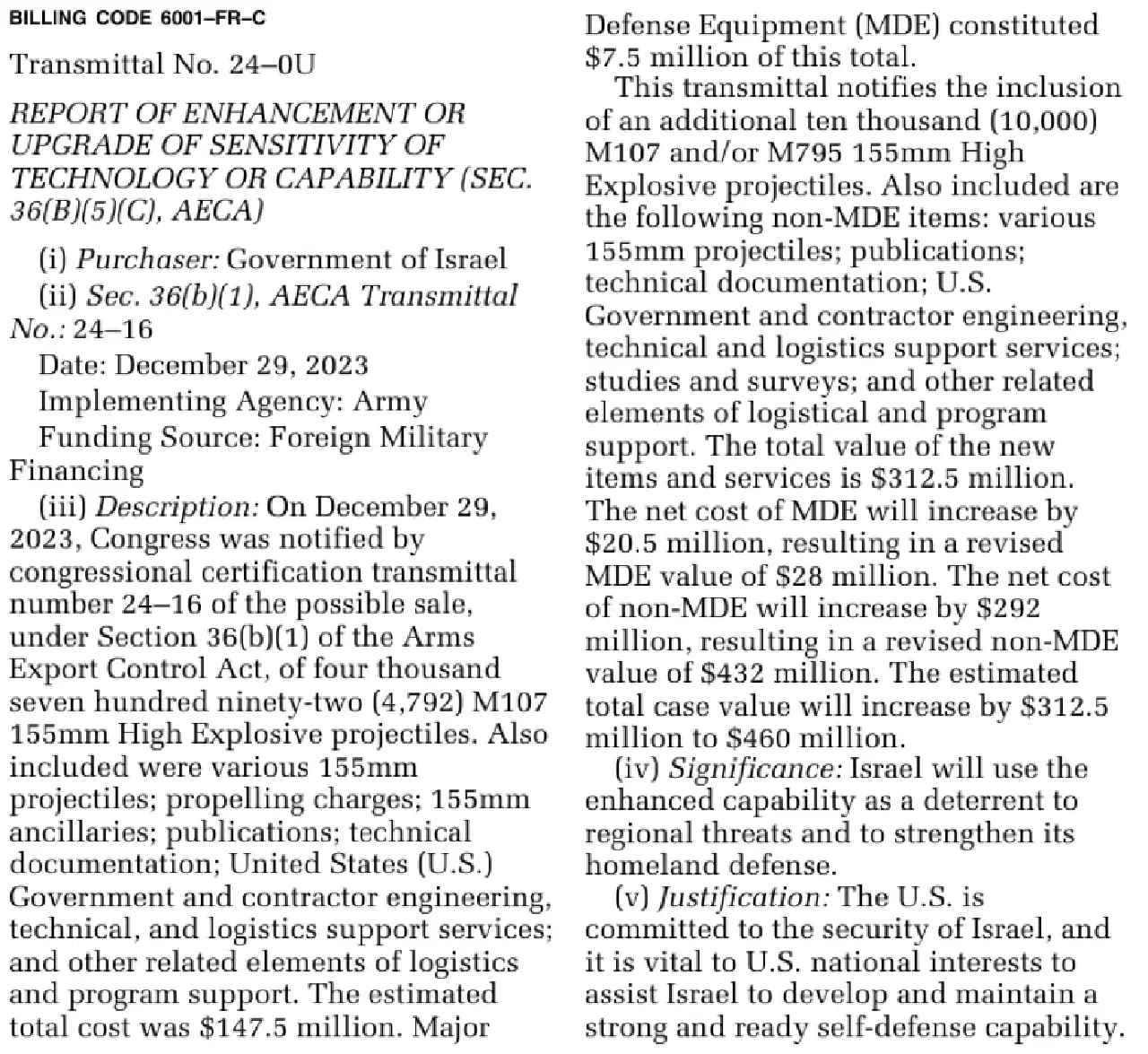 Excerpt from the Federal Register, Vol. 91, No. 8, Tuesday, January 13, 2026, Notices.
